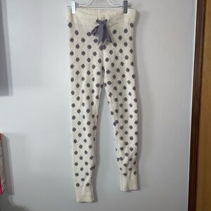 Honeydew Fuzzy Chenille Polka Dot Pajama Pants